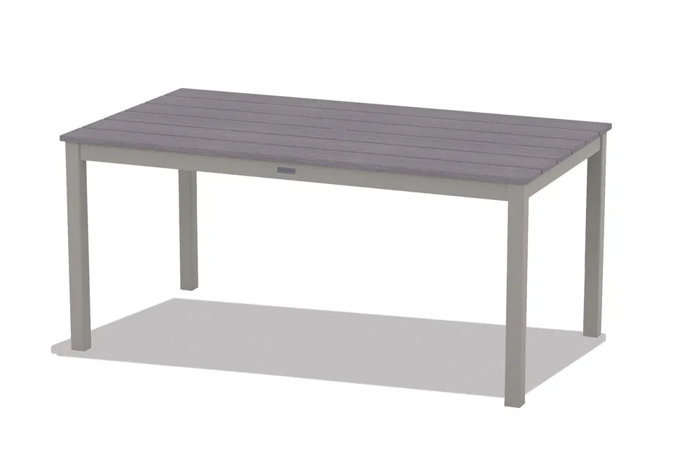 36" x 64" Rectangle Rustic Polymer Top Parson Table