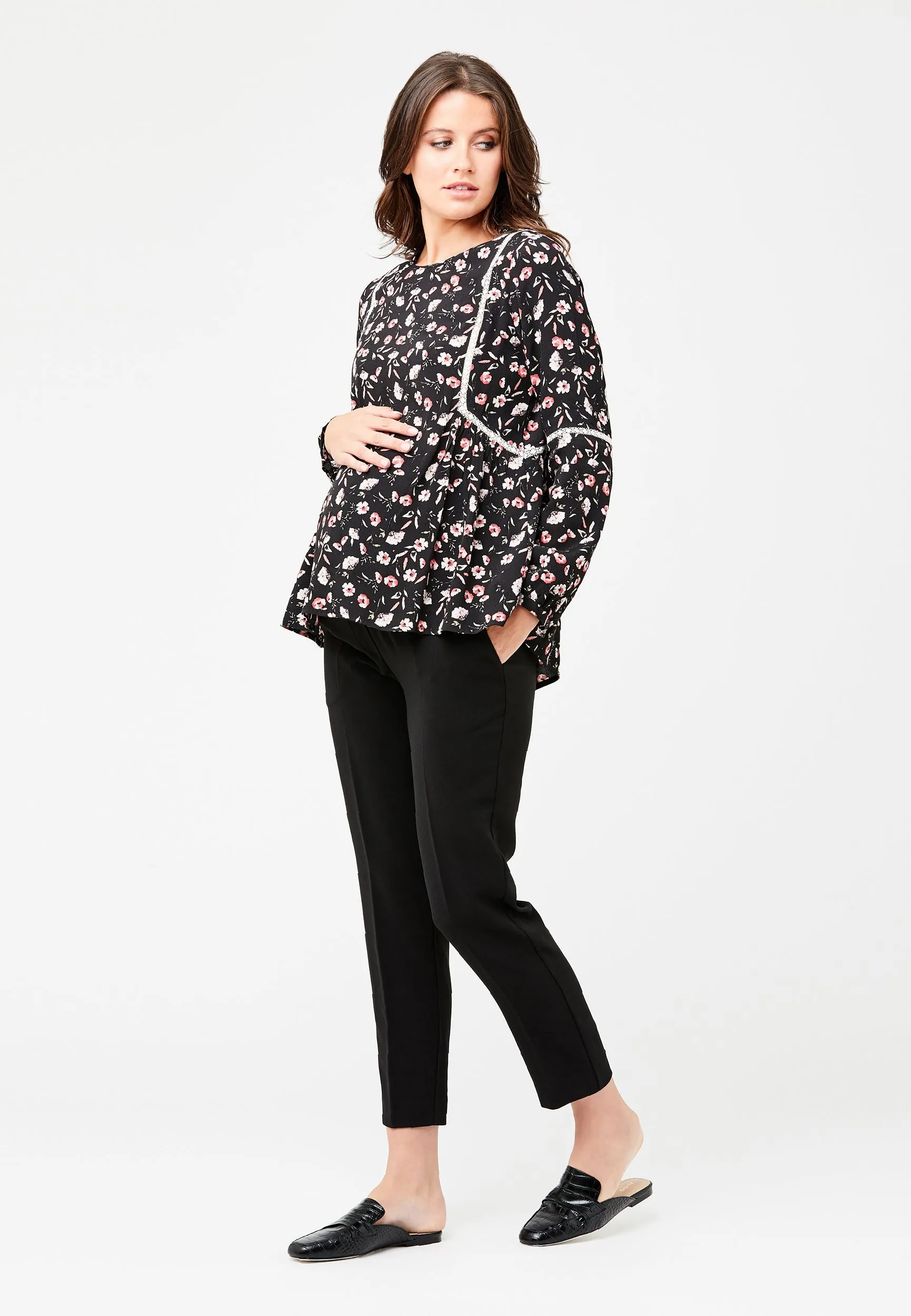 Alexa Classic Crop Maternity Pant