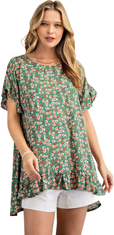 Easel Floral Tunic