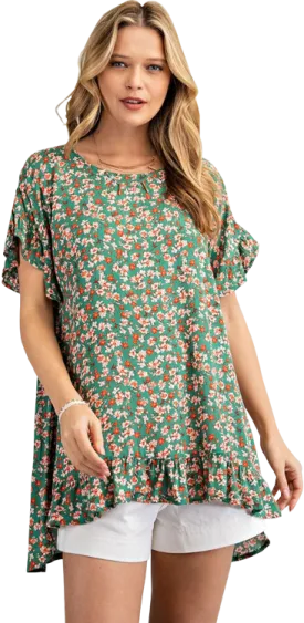 Easel Floral Tunic