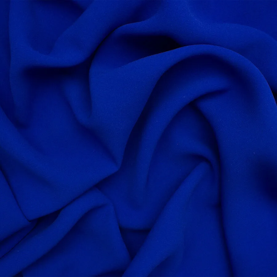 Electric Blue Triple Silk Georgette