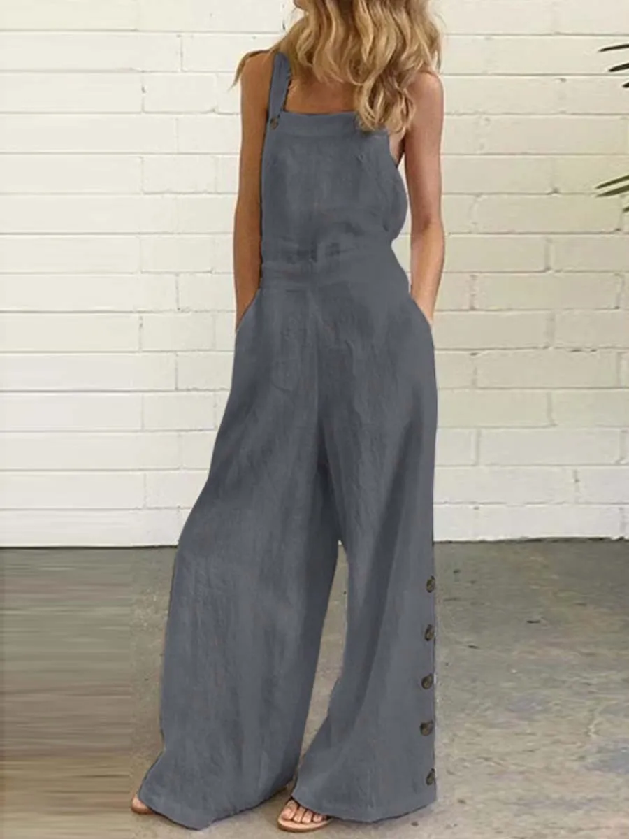 iForgirls Sleeveless Casual Jumpsuit