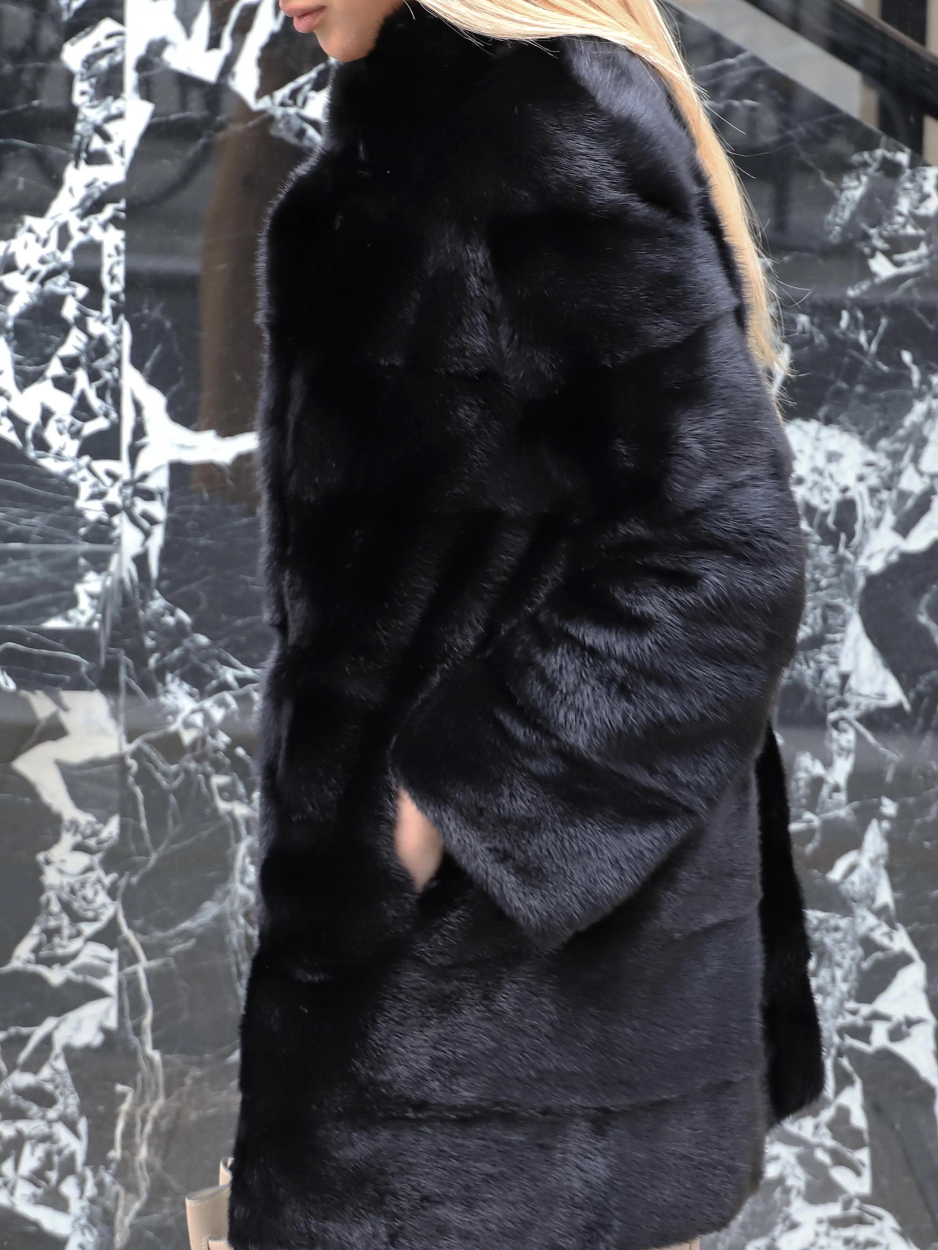 Jona Coat Black