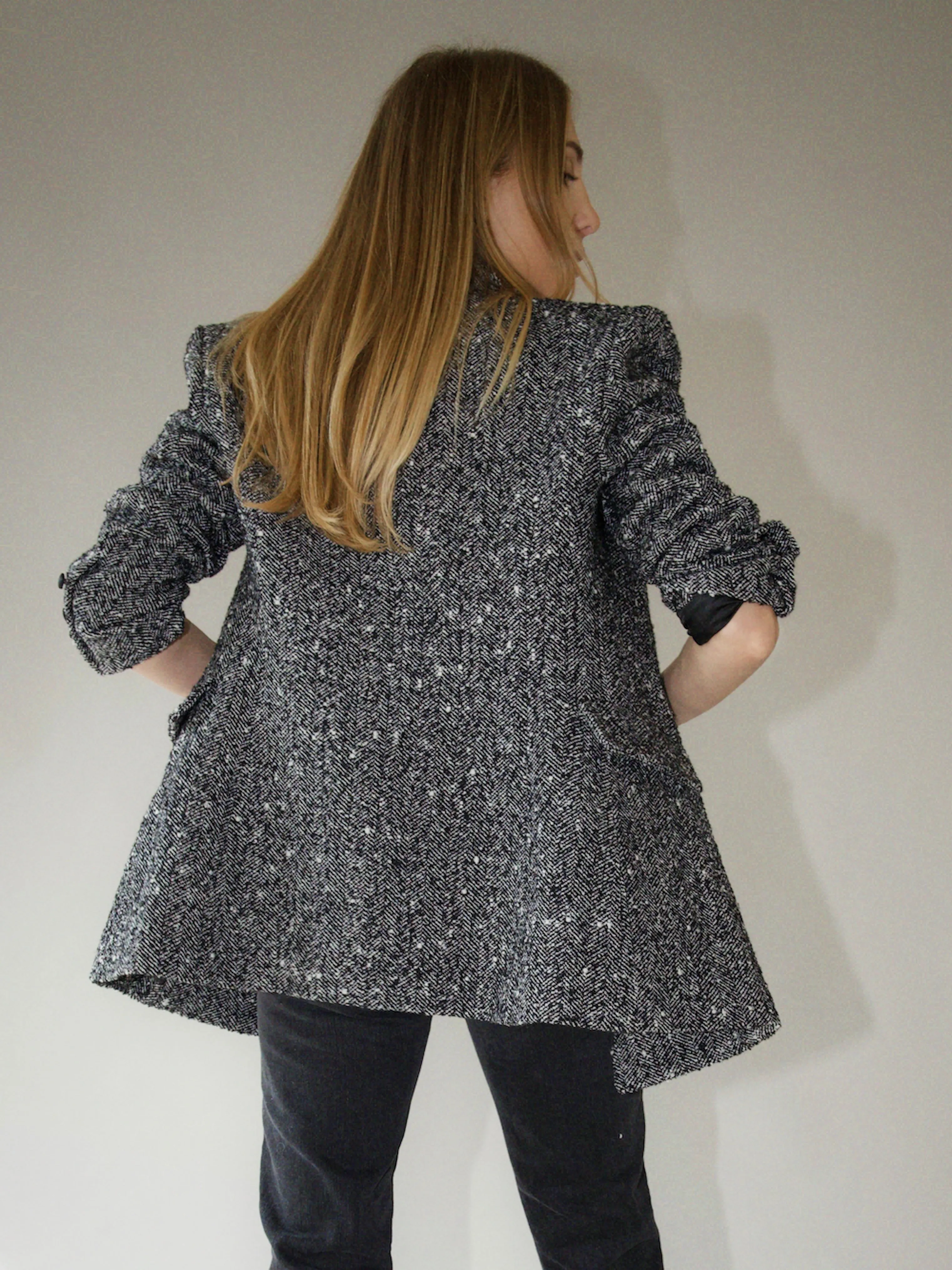 Linda Wool Tweed Blazer