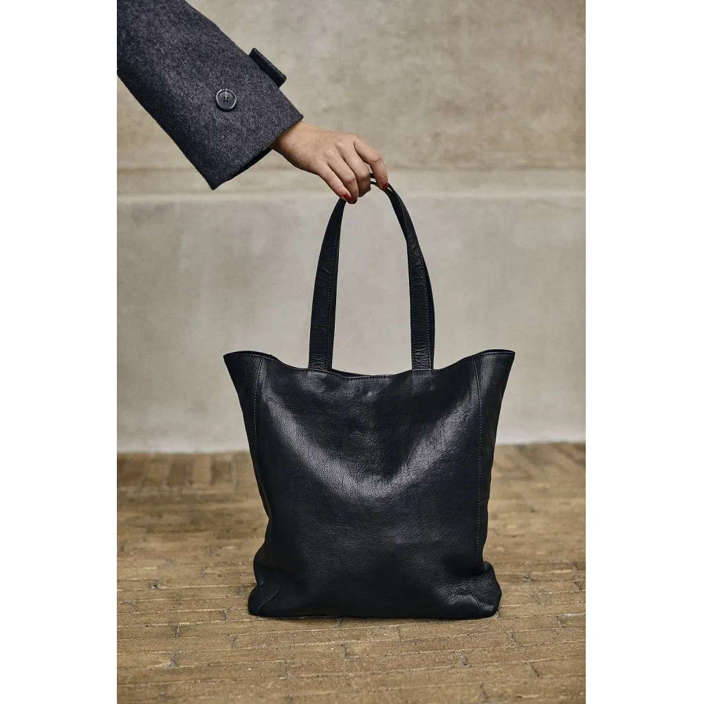 Musthave shopper leatherbag / 13728 - Black (Nero)