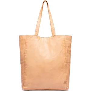 Musthave shopper leatherbag / 13728 - Camel