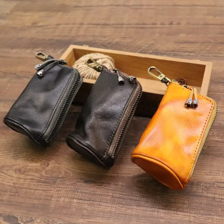 Retro Handmade Leather Key Bags Waist Bags