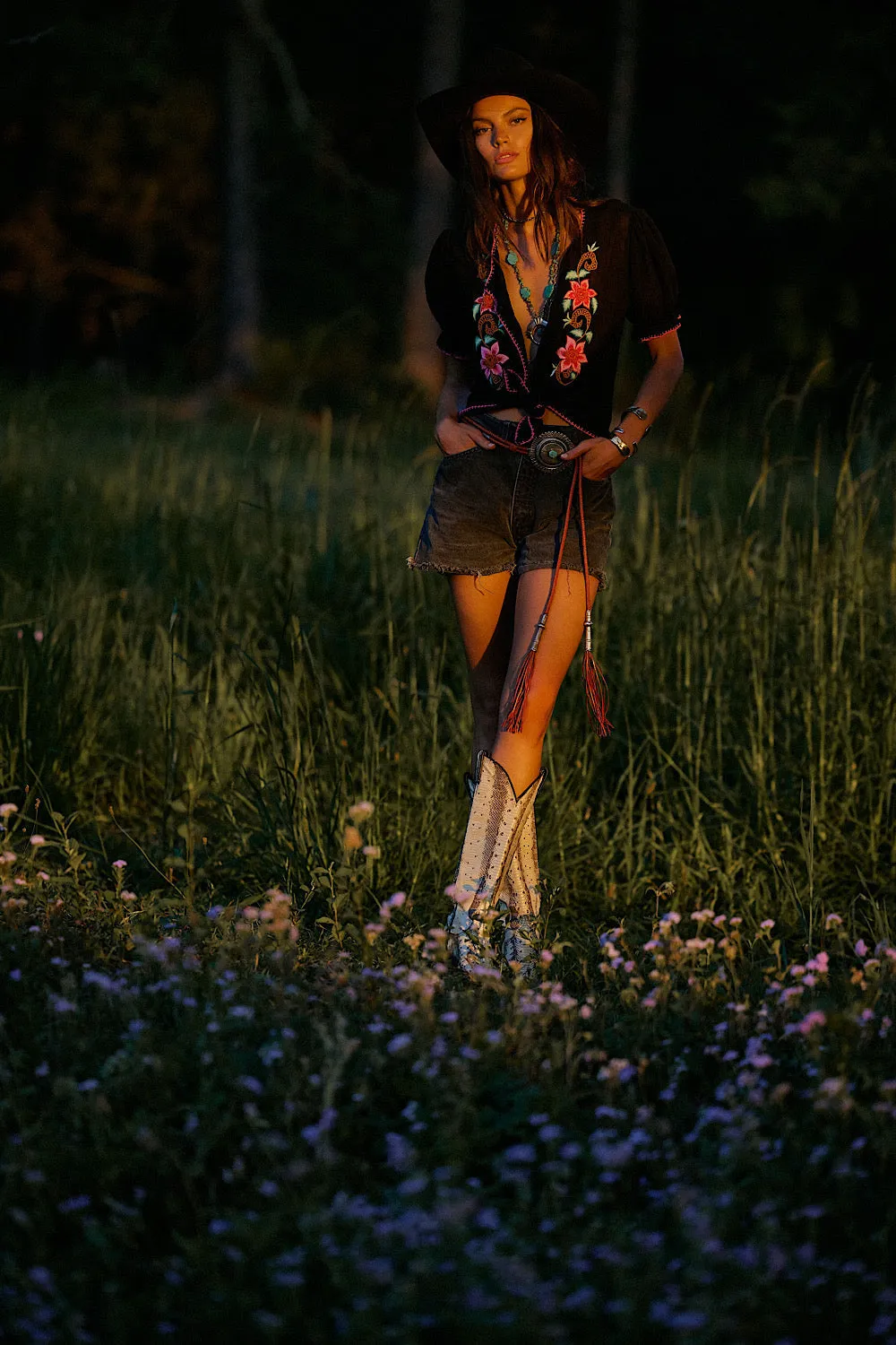 Song Of The Wind Embroidered Blouse