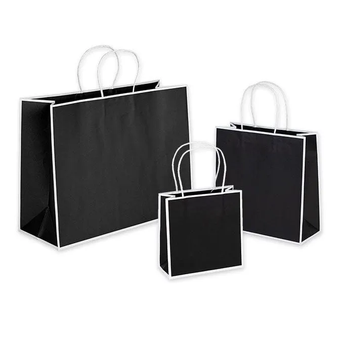 Sophie Retail Shopper Black - 10" x 10" x 4"