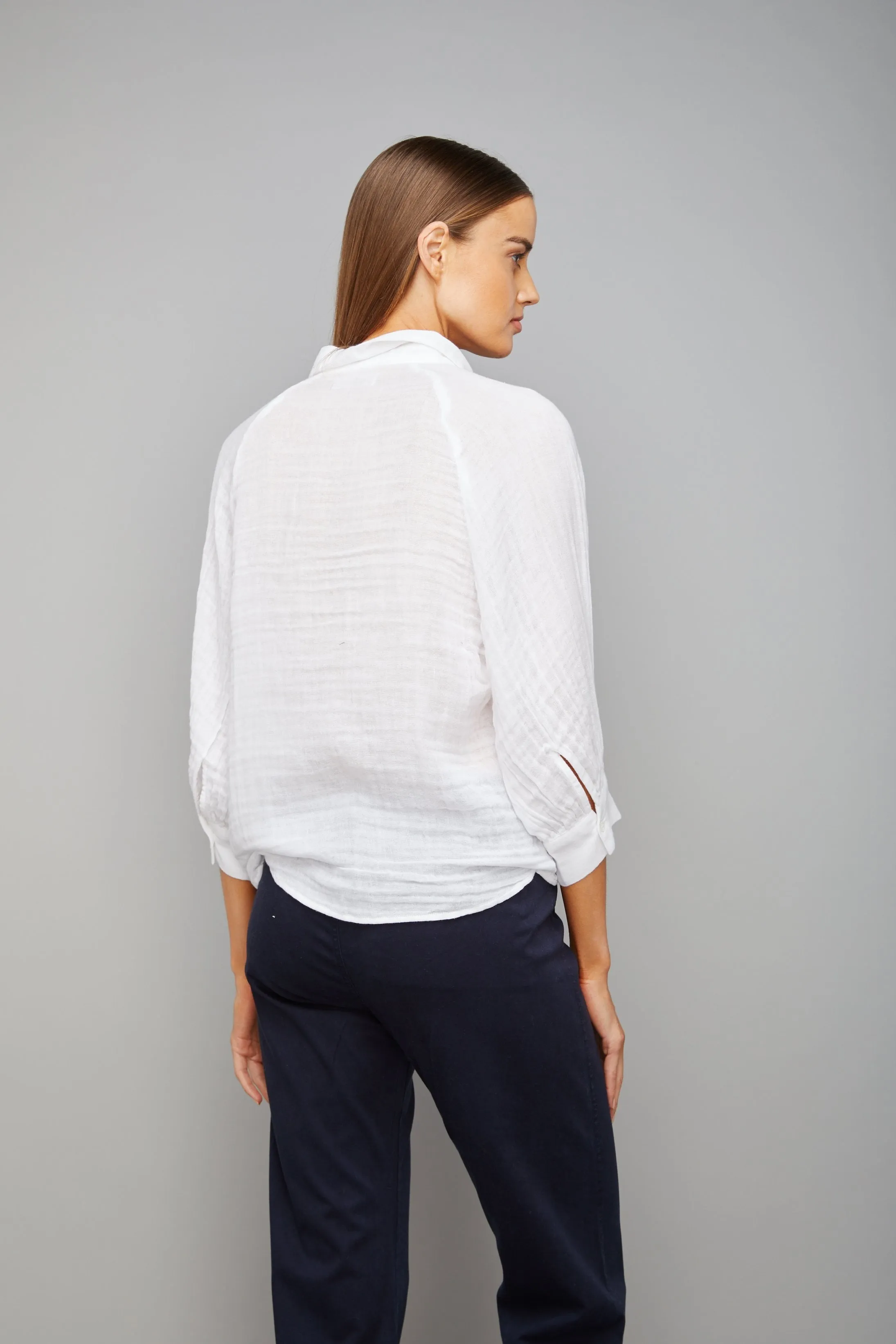 SUNDAYS - Ashlyn Top shown in white comes in Smoke