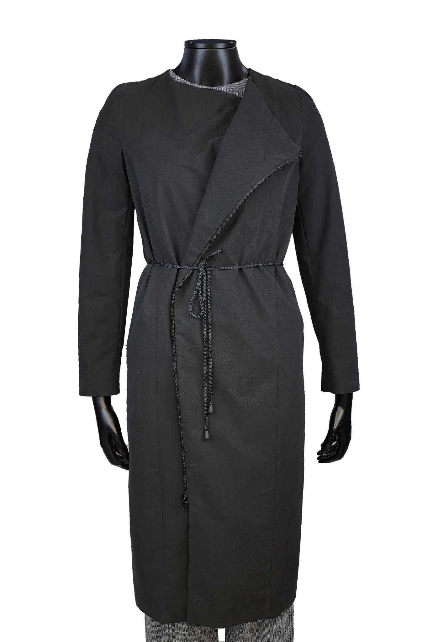 T62 MIDI LONG COAT ZIP