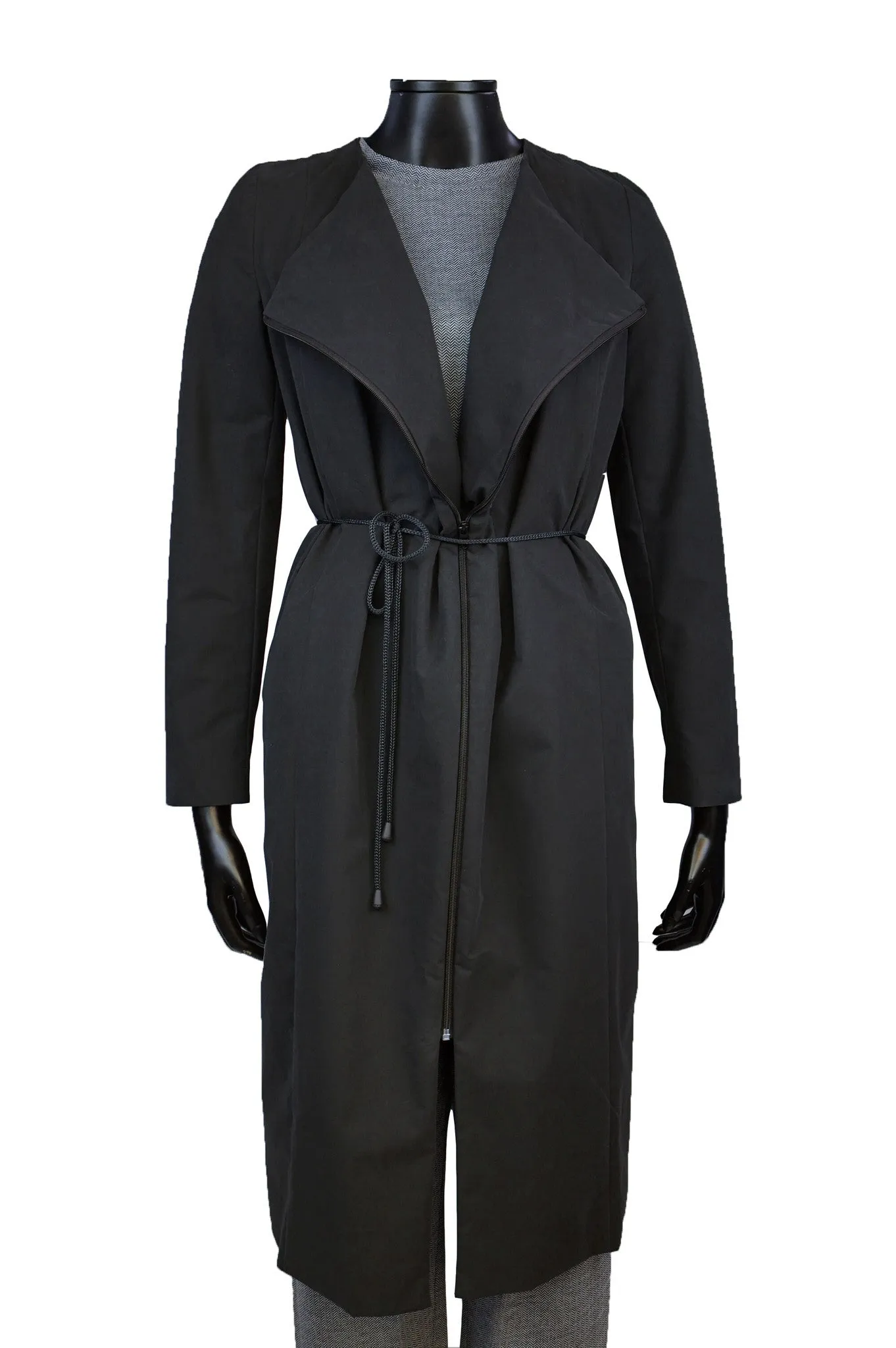 T62 MIDI LONG COAT ZIP