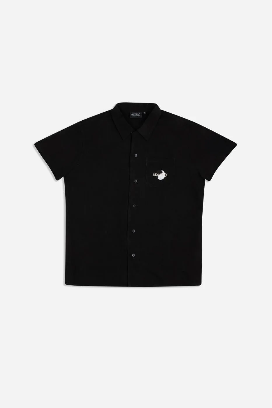 YINYANG BUTTONSHIRT BLK